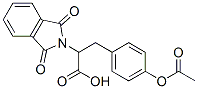 CAS#: 65594-96-9, 3-(4-Acetoxy-Phenyl)-2-(1,3-Dioxo-1,3-Dihydro-Isoindol-2-Yl)-Propionic Acid
