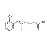 CAS#: 65599-34-0, 5-[(2-Hydroxyphenyl)amino]-5-oxopentanoic acid