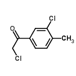 CAS#: 65610-02-8, 2-Chloro-1-(3-chloro-4-methylphenyl)ethanone
