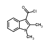 CAS#: 65610-45-9, 1,2-Dimethyl-1H-indole-3-carbonyl chloride