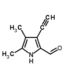 CAS#: 65613-23-2, 3-Ethynyl-4,5-dimethyl-1H-pyrrole-2-carbaldehyde