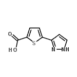 CAS#: 656226-63-0, 5-(1H-Pyrazol-3-yl)-2-thiophenecarboxylic acid