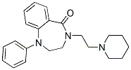 CAS#: 65647-16-7, 1,2,3,4-Tetrahydro-1-Phenyl-4-(2-Piperidinoethyl)-5H-1,4-Benzodiazepin-5-One
