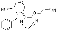 CAS 登录号：65652-67-7， 4,5-二[(2-氰基乙氧基)甲基]-2-苯基-1H-咪唑-1-丙腈