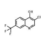 CAS#: 65673-93-0, 3-Chloro-7-(trifluoromethyl)-4-quinolinol