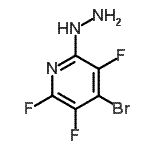 CAS#: 65717-66-0, 4-Bromo-2,3,5-trifluoro-6-hydrazinopyridine