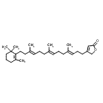 CAS#: 65717-88-6, 4-[(3E,7E,11E)-4,8,12-Trimethyl-14-(2,6,6-trimethyl-1-cyclohexen-1-yl)-3,7,11-tetradecatrien-1-yl]-2(5H)-furanone