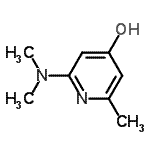 CAS 登录号：65735-56-0， 2-(二甲基氨基)-6-甲基-4-吡啶醇
