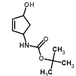 CAS#: 657396-96-8, 2-Methyl-2-propanyl (4-hydroxy-2-cyclopenten-1-yl)carbamate