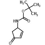 CAS#: 657396-97-9, 2-Methyl-2-propanyl (4-oxo-2-cyclopenten-1-yl)carbamate
