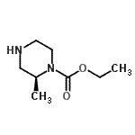 CAS 登录号：657427-69-5， 乙基(2S)-2-甲基-1-哌嗪羧酸酯