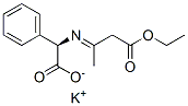 CAS 登录号：65749-39-5， (R)-[(3-乙氧基-1-甲基-3-氧代亚丙基)氨基]苯乙酸钾