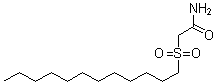 CAS 登录号：65776-62-7， 2-(十二烷基磺酰基)-乙酰胺