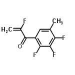CAS#: 65781-14-8, 2-Fluoro-1-(2,3,4-trifluoro-5-methylphenyl)-2-propen-1-one