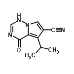 CAS#: 658085-65-5, 5-Isopropyl-4-oxo-1,4-dihydropyrrolo[2,1-f][1,2,4]triazine-6-carbonitrile