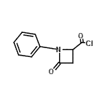 CAS 登录号：65837-48-1， 4-氧代-1-苯基-2-吖丁啶羰基氯化物