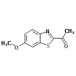 CAS#: 65840-58-6, 1-(6-Methoxy-1,3-benzothiazol-2-yl)ethanone