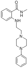 CAS#: 65883-73-0, N-Methyl-2-((2-(4-Phenyl-1-Piperazinyl)Ethyl)Amino)Benzamide