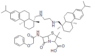 CAS 登录号：6591-72-6， 海巴明青霉素 V