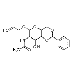 CAS#: 65947-37-7, N-(6-allyloxy-8-hydroxy-2-phenyl-4,4a,6,7,8,8a-hexahydropyrano[5,6-d][1,3]dioxin-7-yl)acetamide