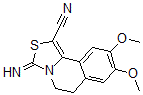 CAS#: 65988-74-1, 3-Imino-8,9-dimethoxy-5,6-dihydrothiazolo[4,3-a]isoquinoline-1-carbonitrile
