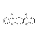 CAS#: 66-76-2, 3,3'-Methylenebis(4-Hydroxy-2H-Chromen-2-One)