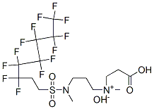 CAS 登录号：66008-72-8， (2-羧基乙基)二甲基-3-[甲基[(3,3,4,4,5,5,6,6,7,7,8,8,8-十三氟辛基)磺酰基]氨基]丙基铵氢氧化物