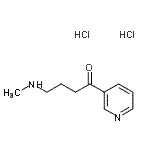 CAS 登录号：66093-90-1， 4-(甲基氨基)-1-(3-吡啶基)-1-丁烷酮二盐酸盐