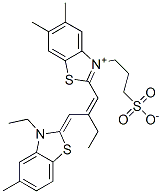 CAS#: 66096-08-0, 2-[2-[(3-Ethyl-5-Methylbenzothiazol-2(3H)-Ylidene)Methyl]But-1-Enyl]-5,6-Dimethyl-3-(3-Sulphonatopropyl)Benzothiazolium