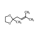 CAS#: 6611-92-3, 2-Methyl-2-(3-Methyl-2-Buten-1-Yl)-1,3-Dioxolane