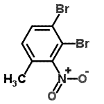 CAS#: 66126-16-7, 1,2-dibromo-4-methyl-3-nitro-benzene