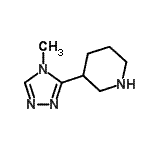 CAS#: 661470-61-7, 3-(4-Methyl-4H-1,2,4-triazol-3-yl)piperidine