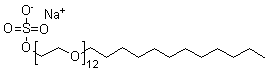 CAS#: 66161-57-7, Sodium lauryl dodeca(oxyethyl) sulfate