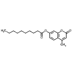CAS#: 66185-70-4, 4-Methyl-2-oxo-2H-chromen-7-yl decanoate