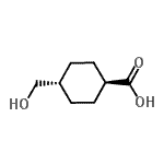 CAS#: 66185-74-8, trans-4-(Hydroxymethyl)cyclohexanecarboxylic acid