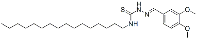 CAS#: 6625-14-5, 1-[(3,4-Dimethoxyphenyl)Methylideneamino]-3-Hexadecyl-Thiourea
