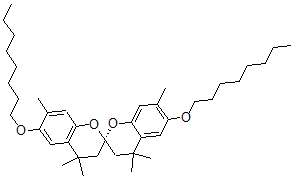 CAS#: 66259-60-7, 4,4,4',4',7,7'-Hexamethyl-6,6'-Di(Octyloxy)-2,2'-Spirobichroman