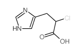 CAS#: 6630-42-8, alpha-Chloro-beta-Imidazol-4(5)-Ylpropionic Acid