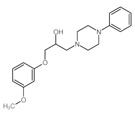 CAS#: 66307-45-7, alpha-[(3-Methoxyphenoxy)Methyl]-4-Phenyl-1-Piperazineethanol