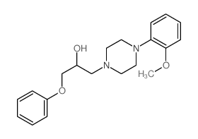 CAS 登录号：66307-56-0， alpha-(苯氧基甲基)-4-(2-甲氧基苯基)-1-哌嗪乙醇