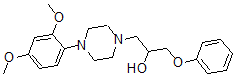 CAS 登录号：66307-57-1， alpha-(苯氧基甲基)-4-(2,4-二甲氧基苯基)-1-哌嗪乙醇