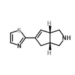 CAS#: 663173-31-7, (3aR,6aS)-5-(1,3-Thiazol-2-yl)-1,2,3,3a,4,6a-hexahydrocyclopenta[c]pyrrole
