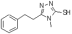 CAS 登录号：663181-83-7， 4-甲基-5-(2-苯基乙基)-4H-1,2,4-三唑-3-硫醇