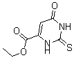 CAS#: 6633-65-4, 1,2,3,6-Tetrahydro-6-Oxo-2-Thioxo-4-Pyrimidinecarboxylicacid Ethyl Ester