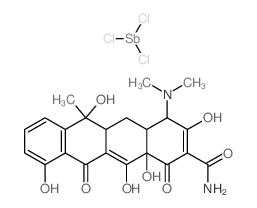 CAS#: 6634-98-6, (2E)-2-(Amino-Hydroxy-Methylidene)-4-Dimethylamino-6,10,11,12alpha-Tetrahydroxy-6-Methyl-4,4A,5,5alpha-Tetrahydrotetracene-1,3,12-Trione, Trichlorostibane