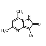 CAS 登录号：66383-54-8， 3-溴-5,7-二甲基吡唑并[1,5-a]嘧啶-2(1H)-酮