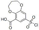 CAS#: 66410-81-9, 8-(Chlorosulphonyl)-3,4-Dihydro-2H-Benzo-1,5-Dioxepin-6-Carboxylic Acid
