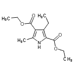 CAS#: 66414-04-8, Diethyl 3-ethyl-5-methyl-1H-pyrrole-2,4-dicarboxylate