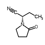 CAS#: 664304-29-4, (2S)-2-(2-Oxo-1-pyrrolidinyl)butanenitrile