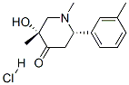 CAS#: 66439-88-1, (2S,5R)-5-Hydroxy-1,5-Dimethyl-2-(3-Methylphenyl)Piperidin-4-One Hydrochloride